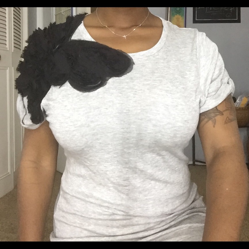 The Addison Story Shirt with flower design